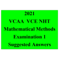 Detailed answers 2021 VCAA VCE NHT Mathematical Methods Examination 1